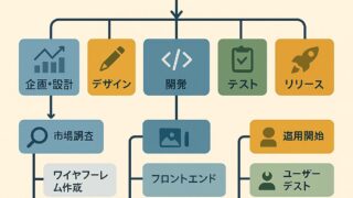 プロジェクトマネジメントを支えるフレームワークイメージ