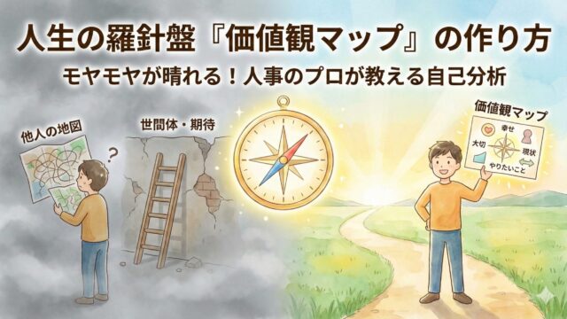 人生の羅針盤「価値観マップ」の作り方
