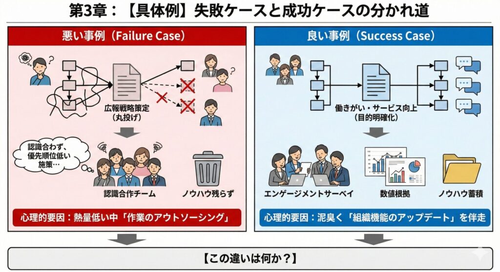 【具体例】失敗ケースと成功ケースの分かれ道