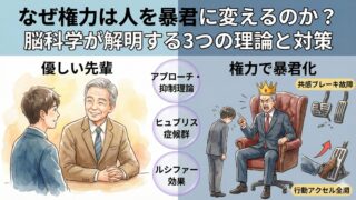 権力が人を暴君に変える。脳科学が解明する３つの理論と対策
